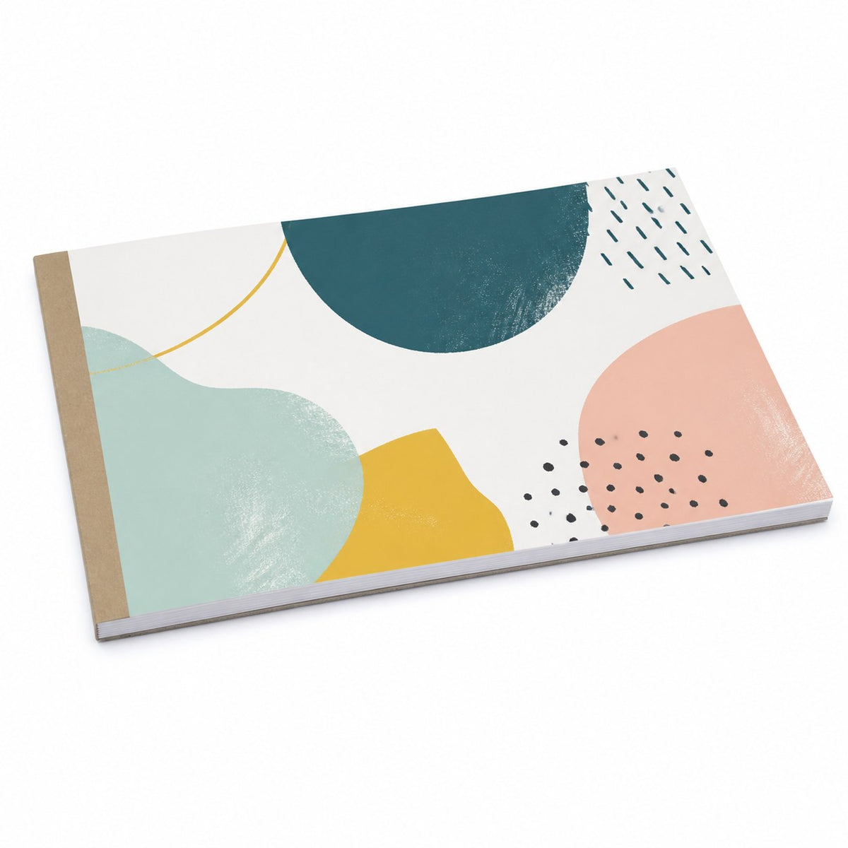 Block mit Leimbindung, DIN A3 quer, 10 Blatt, 5/0 farbig einseitig bedruckt (CMYK 4-farbig + 1 Sonderfarbe HKS oder Pantone)