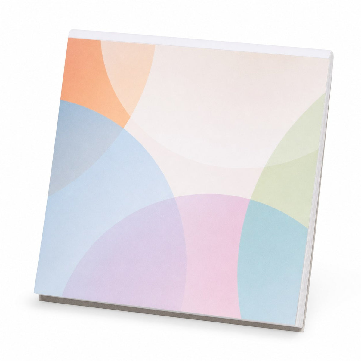 Block mit Leimbindung, 21,0 cm x 21,0 cm, 50 Blatt, 5/0 farbig einseitig bedruckt (CMYK 4-farbig + 1 Sonderfarbe HKS oder Pantone)