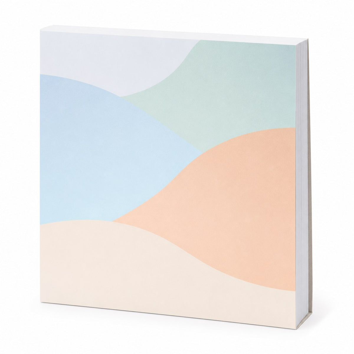 Block mit Leimbindung, 21,0 cm x 21,0 cm, 200 Blatt, 5/0 farbig einseitig bedruckt (CMYK 4-farbig + 1 Sonderfarbe HKS oder Pantone)