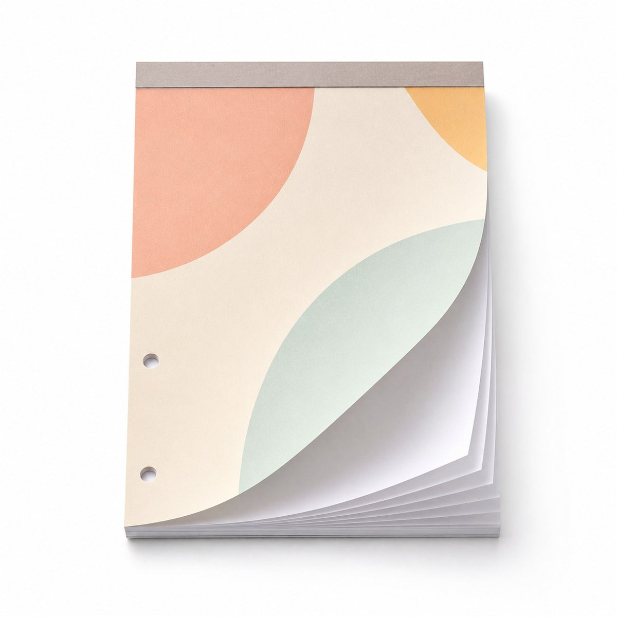 Block mit Leimbindung und Deckblatt, DIN A6, 10 Blatt, 4/4 farbig beidseitig bedruckt