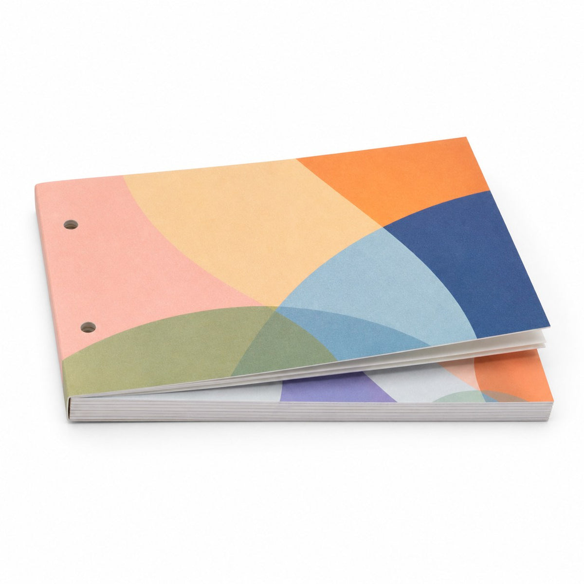 Block mit Leimbindung und Deckblatt, DIN A6 quer, 10 Blatt, 4/4 farbig beidseitig bedruckt
