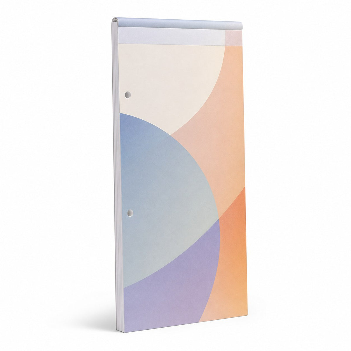 Block mit Leimbindung und Deckblatt, DIN lang, 50 Blatt, 5/0 farbig einseitig bedruckt (CMYK 4-farbig + 1 Sonderfarbe HKS oder Pantone)