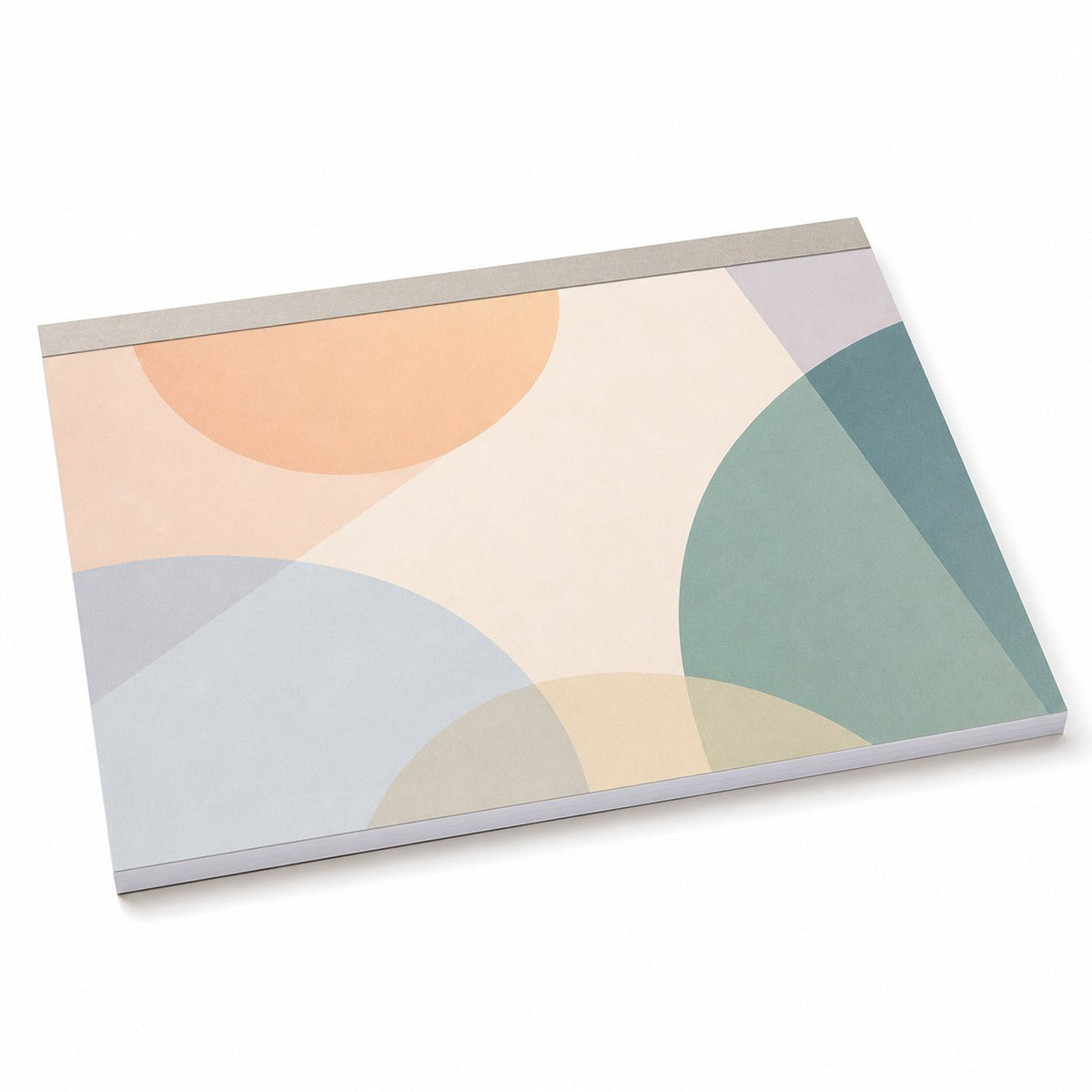 Block mit Leimbindung und Deckblatt, DIN A4 quer, 50 Blatt, 4/0 farbig einseitig bedruckt