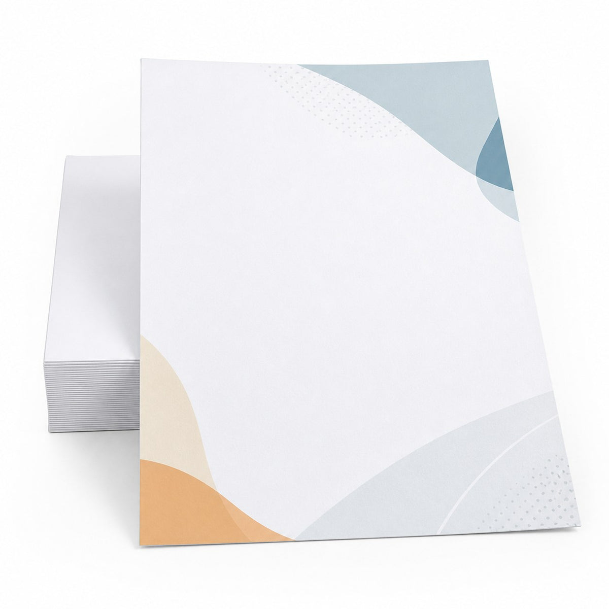Briefpapier DIN A4, 4/0 farbig, (Vorderseite: farbig / Rückseite: unbedruckt)