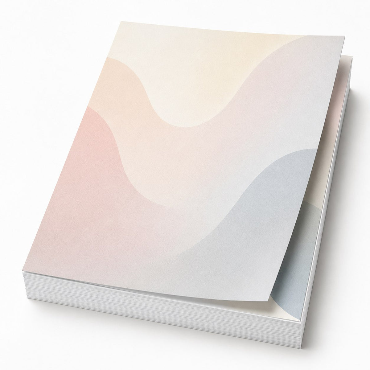 Briefpapier DIN A5, 1/1 farbig, (Vorderseite: Graustufen / Rückseite: Graustufen)
