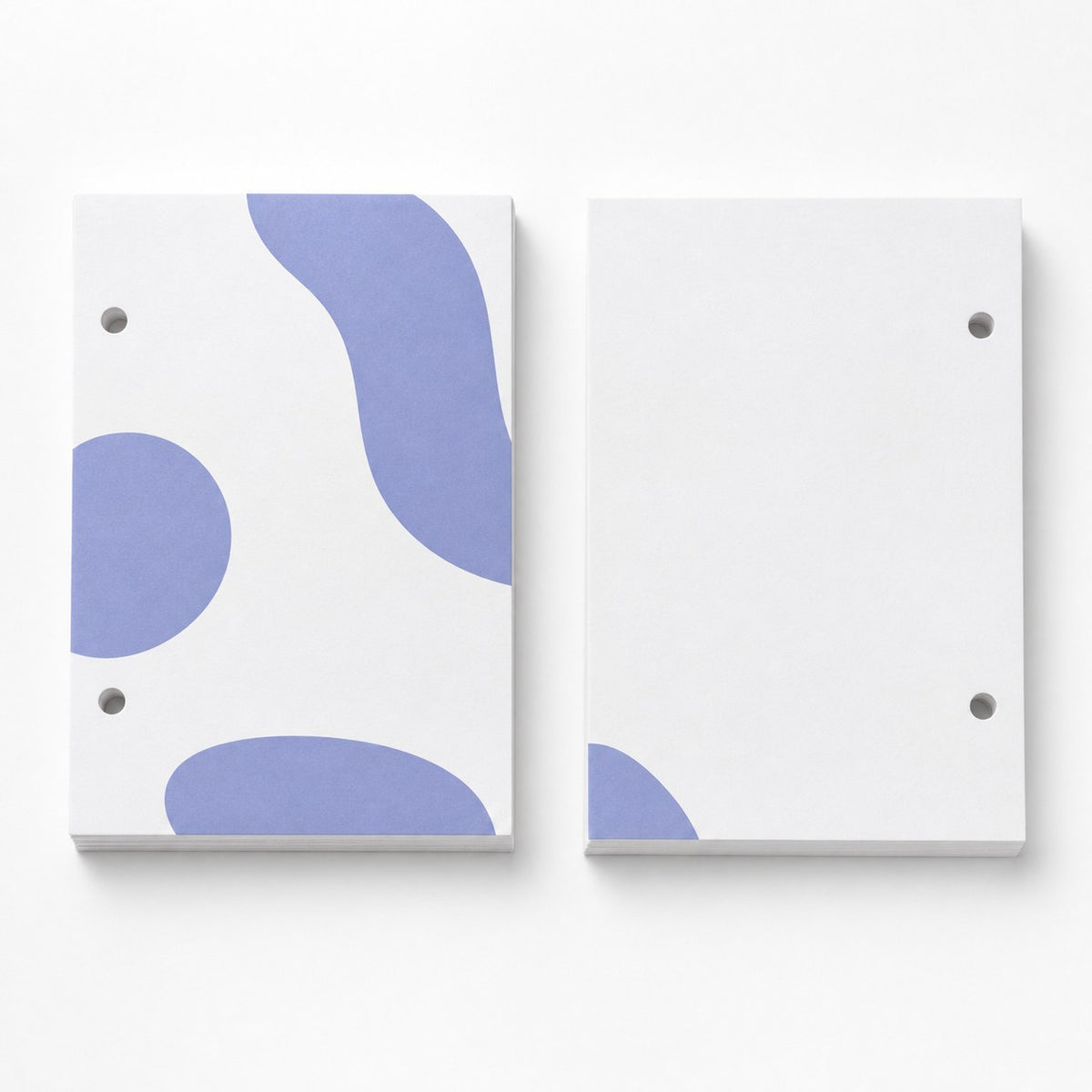 Briefpapier DIN A6, 1/1 farbig (Vorderseite: 1 Sonderfarbe HKS / Rückseite: 1 Sonderfarbe HKS)
