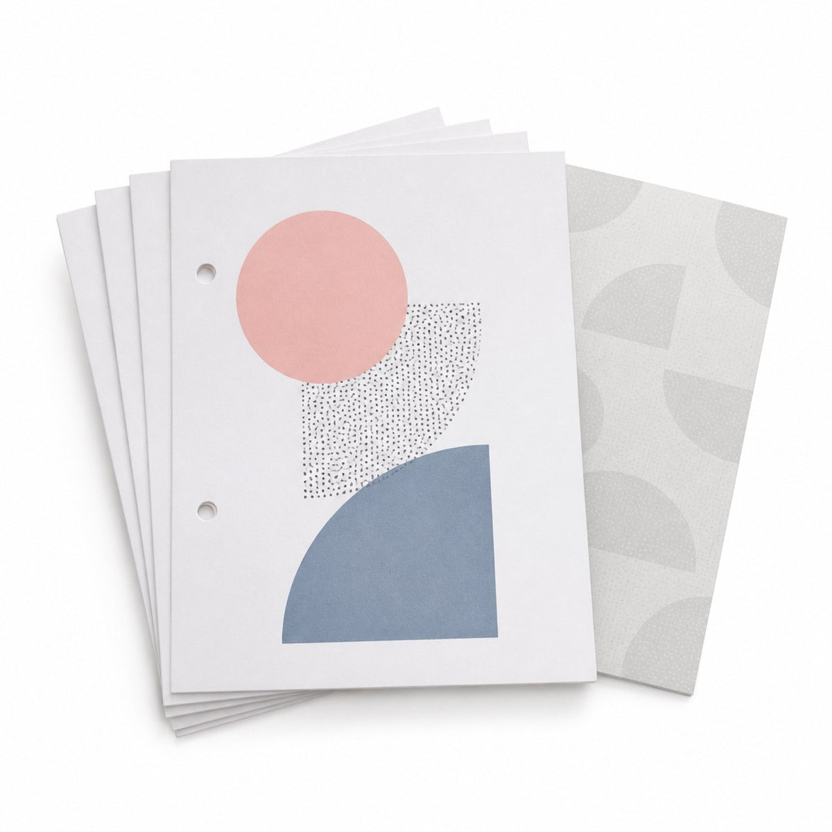 Briefpapier DIN A6, 2/1 farbig (Vorderseite: 2 Sonderfarben HKS / Rückseite: 1 Sonderfarbe HKS)