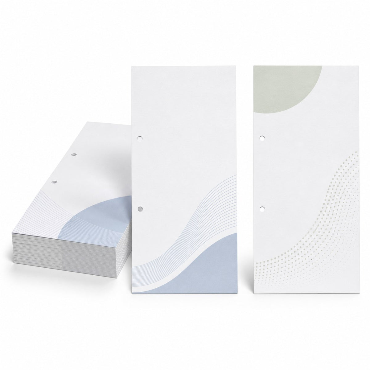 Briefpapier DIN lang, 1/1 farbig (Vorderseite: 1 Sonderfarbe HKS / Rückseite: 1 Sonderfarbe HKS)