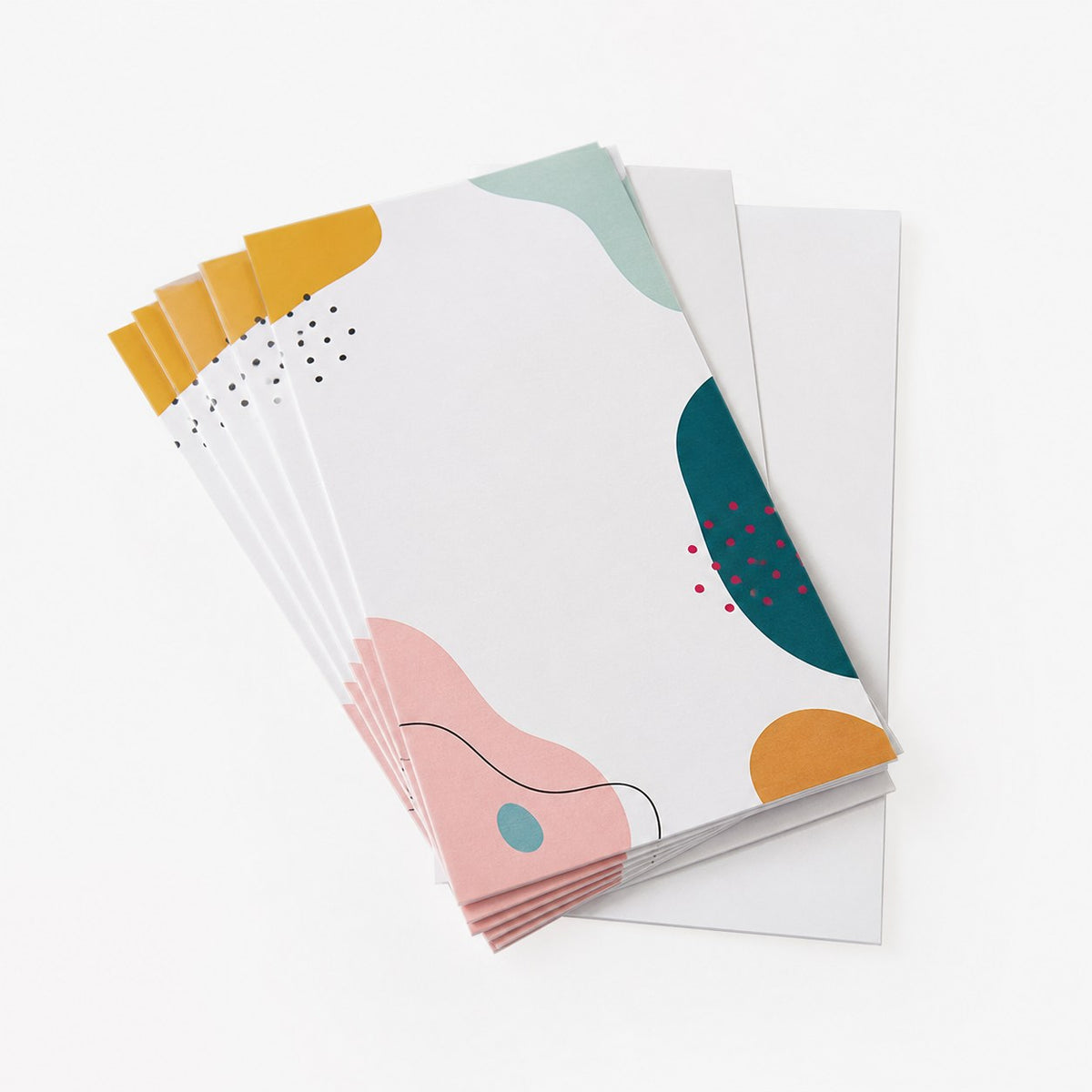 Briefpapier DIN lang, 5/0 farbig, (Vorderseite: CMYK 4-farbig + 1 Pantone-Sonderfarbe / Rückseite: unbedruckt)