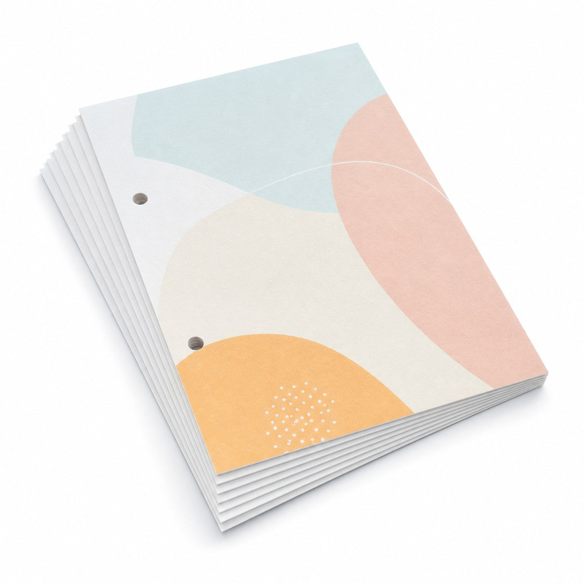 Briefpapier DIN A6, 4/0 farbig, (Vorderseite: farbig / Rückseite: unbedruckt), Bankpostpapier mit Wasserzeichen