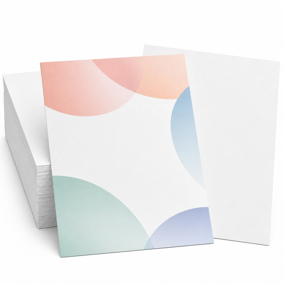 Briefpapier DIN A4, 4/0 farbig, (Vorderseite: farbig / Rückseite: unbedruckt), Munken Polar