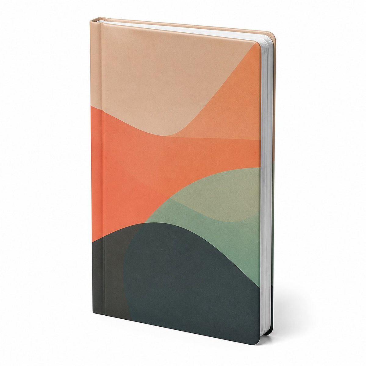 Kompakt-Buch Hardcover mit rundem Rücken, 12,5 x 19,0 cm hoch, Umschlag 4/0-farbig CMYK, Inhalt 1/1-farbig Schwarz