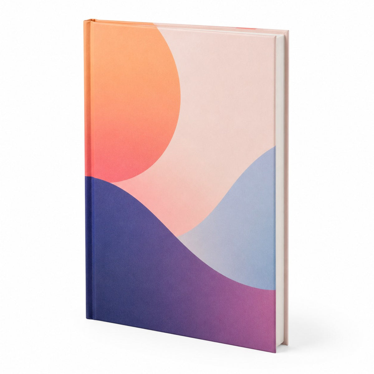 Notizbuch DIN A4 hoch, Umschlag: Hardcover 4/0-farbig, Inhalt: karierte Inhaltsseiten