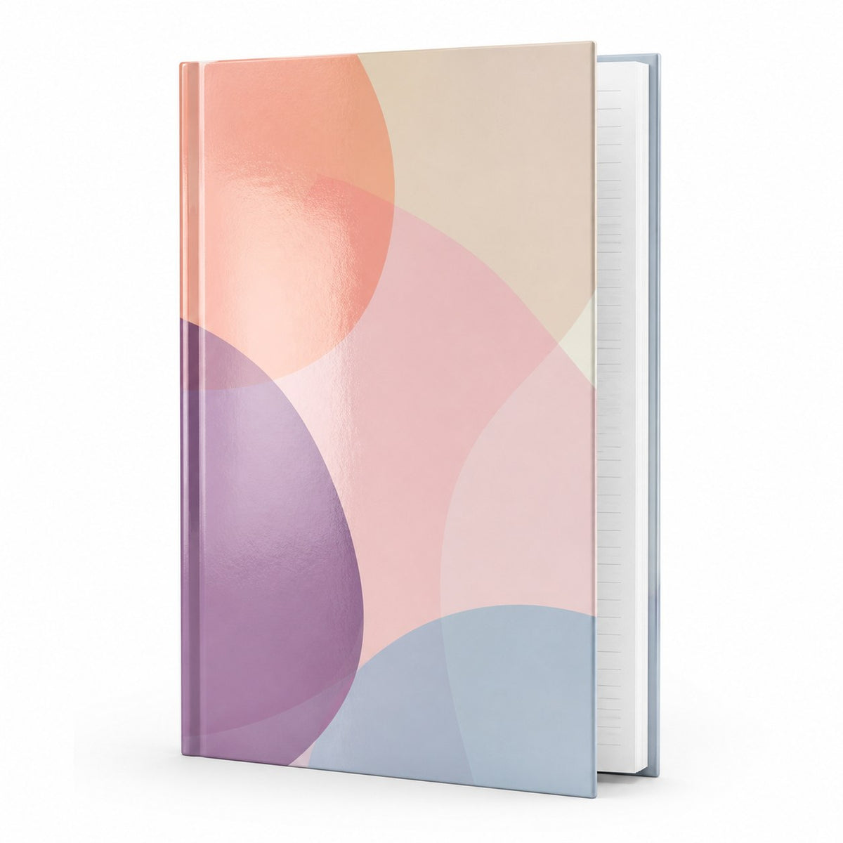Notizbuch DIN A5 hoch, Umschlag: Hardcover 4/0-farbig, Inhalt: linierte Inhaltsseiten