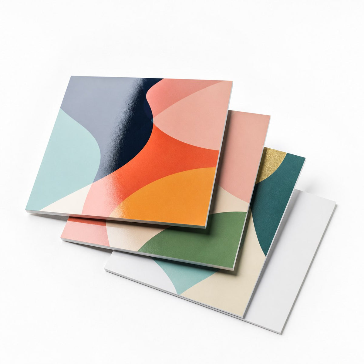 Postkarte, Quadrat 10,5 x 10,5 cm, mit allen Veredelungskombinationen