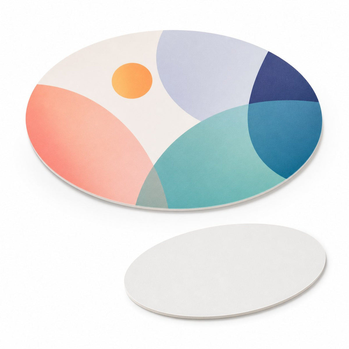 Postkarte, Stanzform oval 14,5 x 9,5 cm (Osterei, Auge, ...)