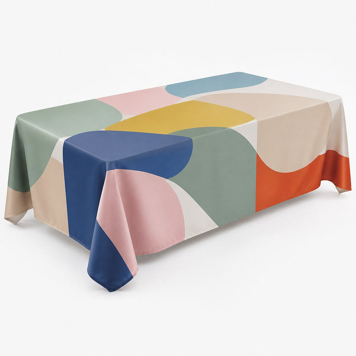 Textil-Tischdecke, 4/0-farbig bedruckt, plano