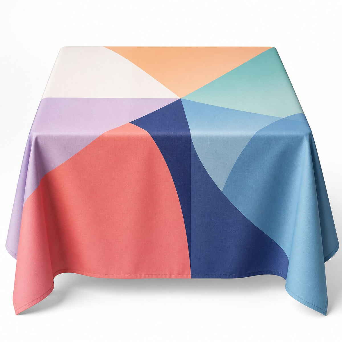 Textil-Tischdecke, 4/0-farbig bedruckt, umsäumt rundum