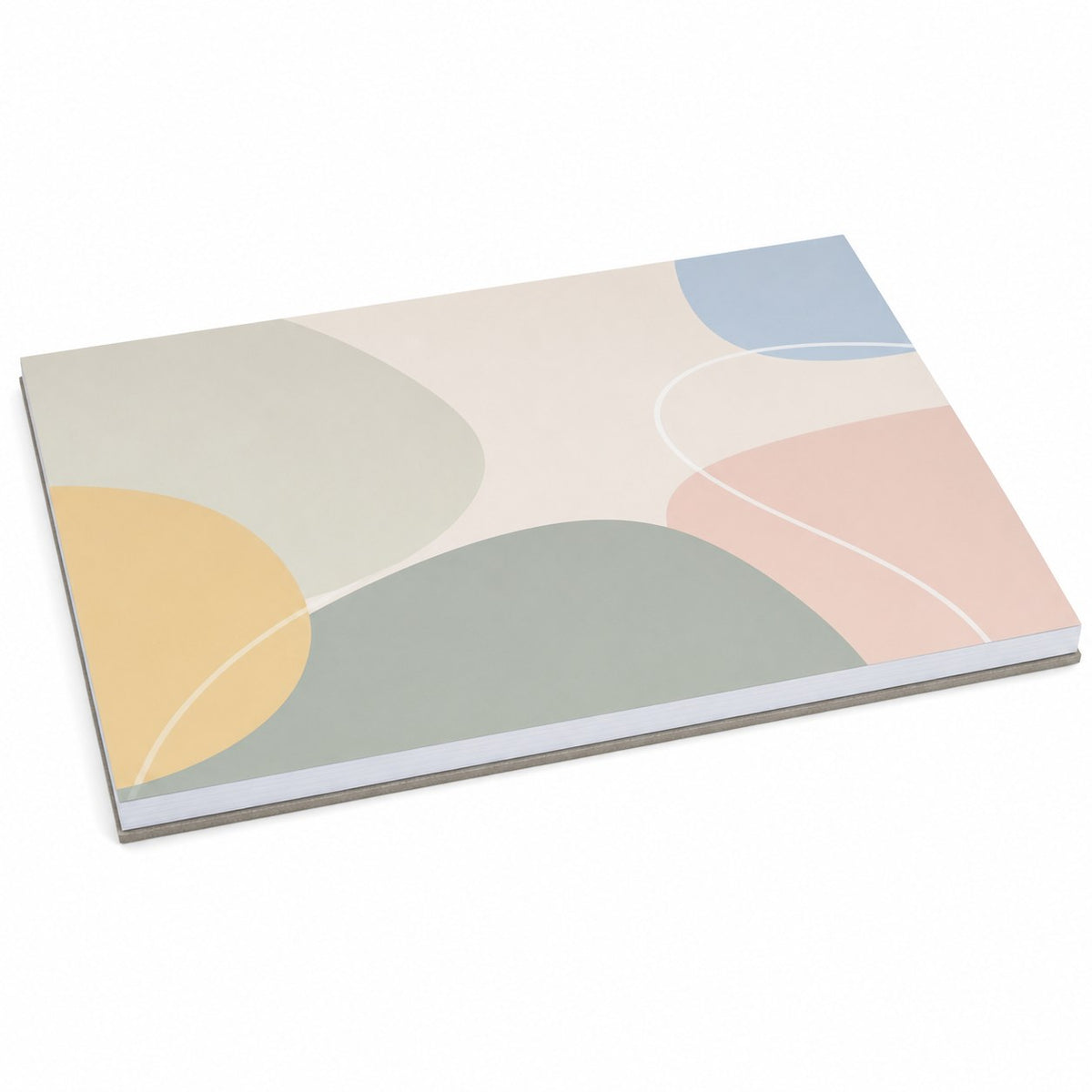 Schreibtischunterlage DIN A2 quer, 50 Blatt, 5/0 farbig bedruckt – Bild 1