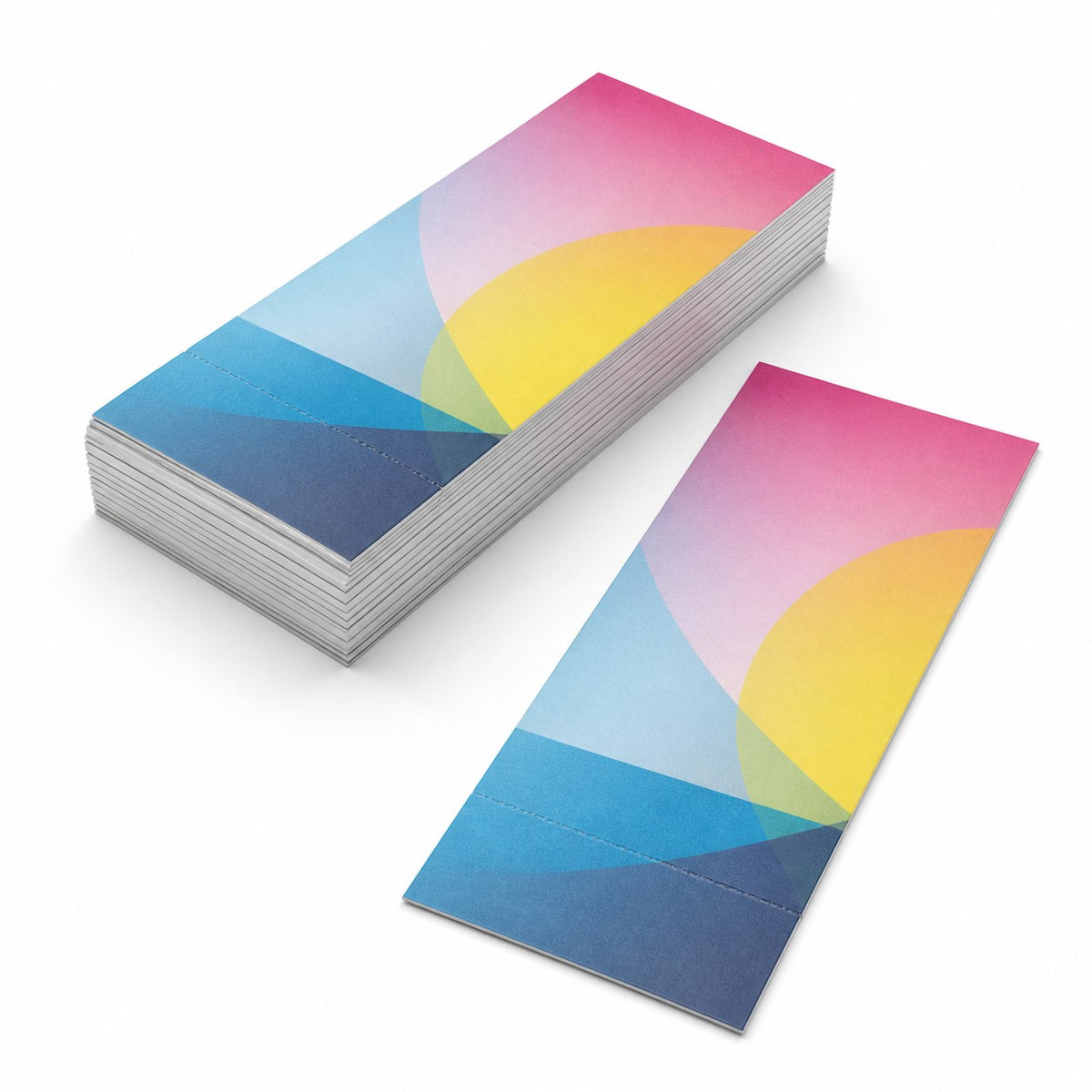 Brieflose mit Aufreissperforation, 8,5 x 5,25 cm, 4/4-farbig (CMYK) – Bild 1