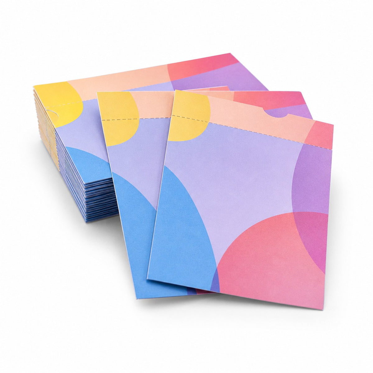 Brieflose mit Aufreissperforation, 6,8 x 2,95 cm, 4/4-farbig (CMYK)