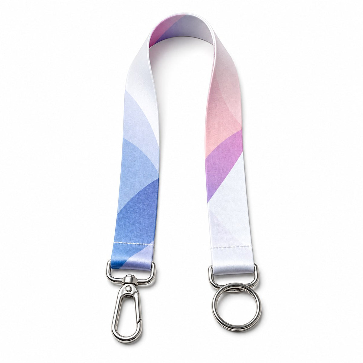Duo-Lanyards klassisch, 20 mm Schlüsselbandbreite, einseitig bedruckt