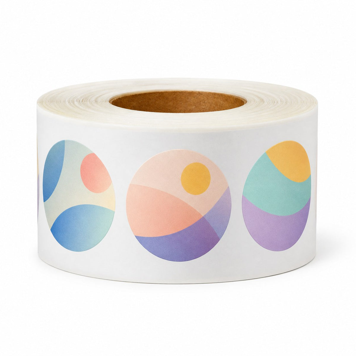 Hochwertige Etiketten auf Rolle rund (4 cm)