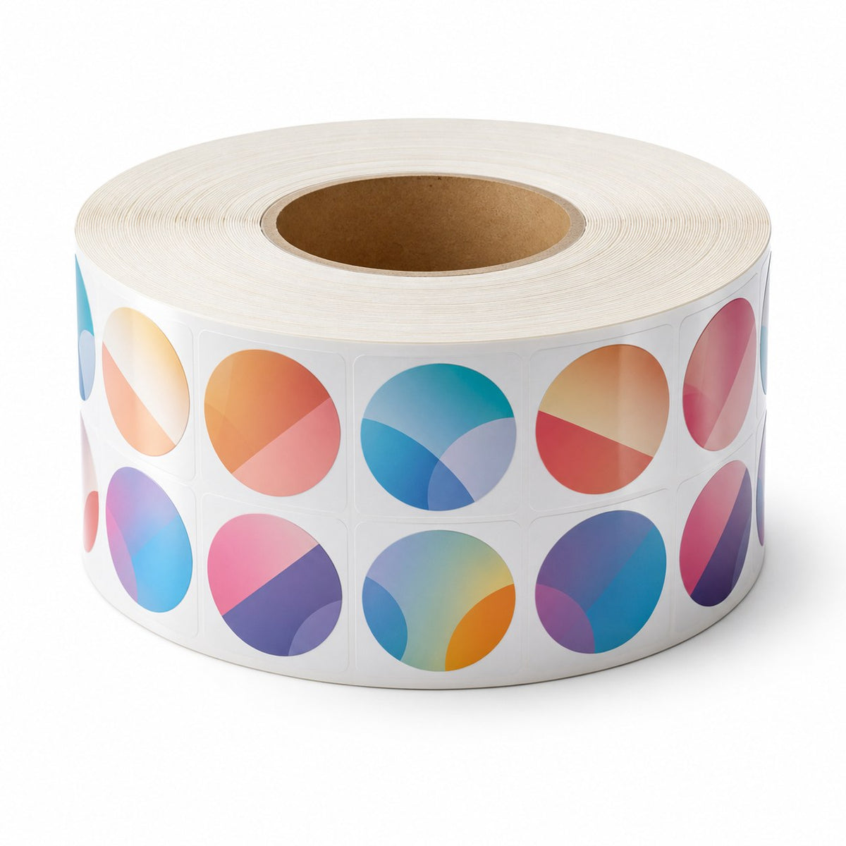 Hochwertige Etiketten auf Rolle rund (3 cm)