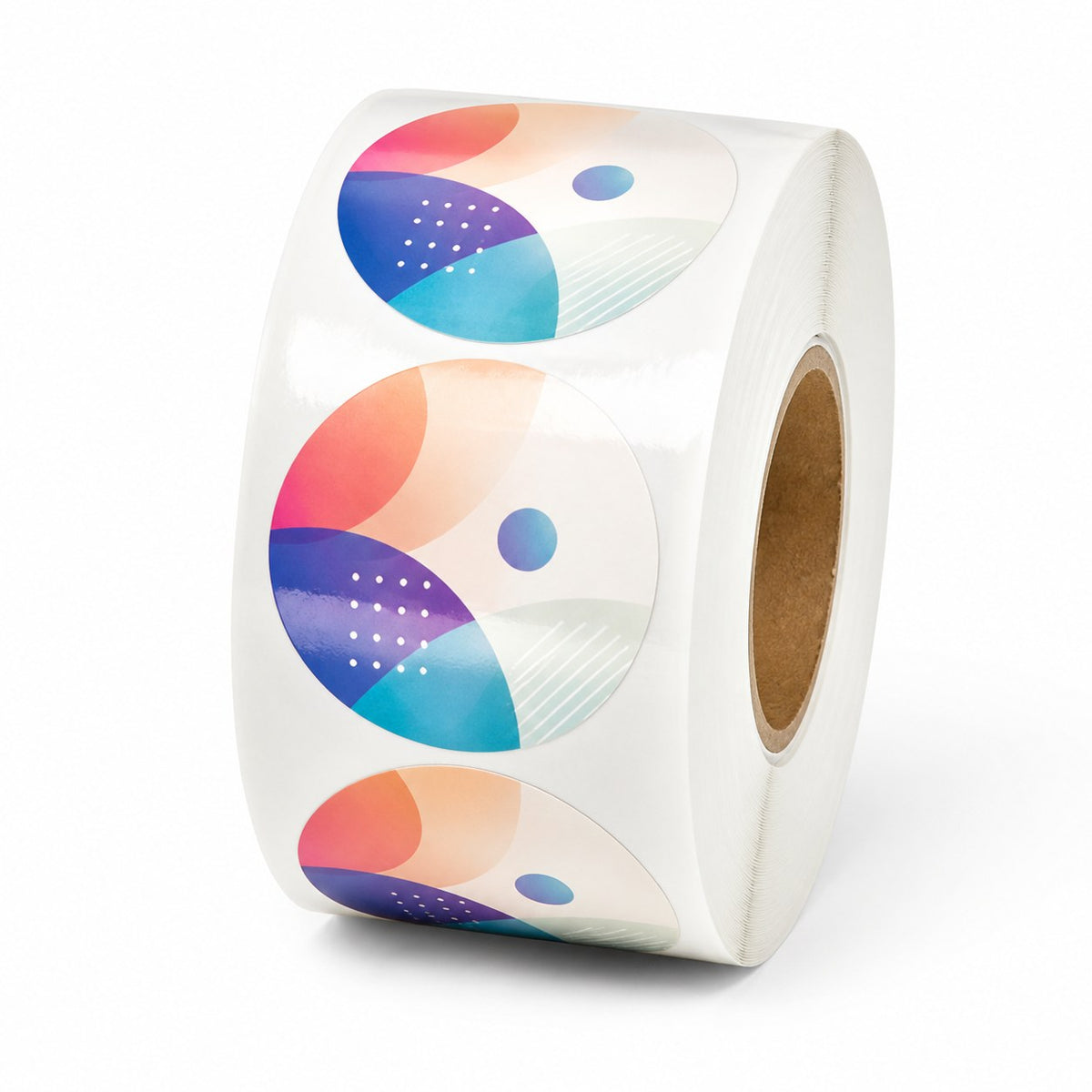 Hochwertige Etiketten auf Rolle rund (5 cm)