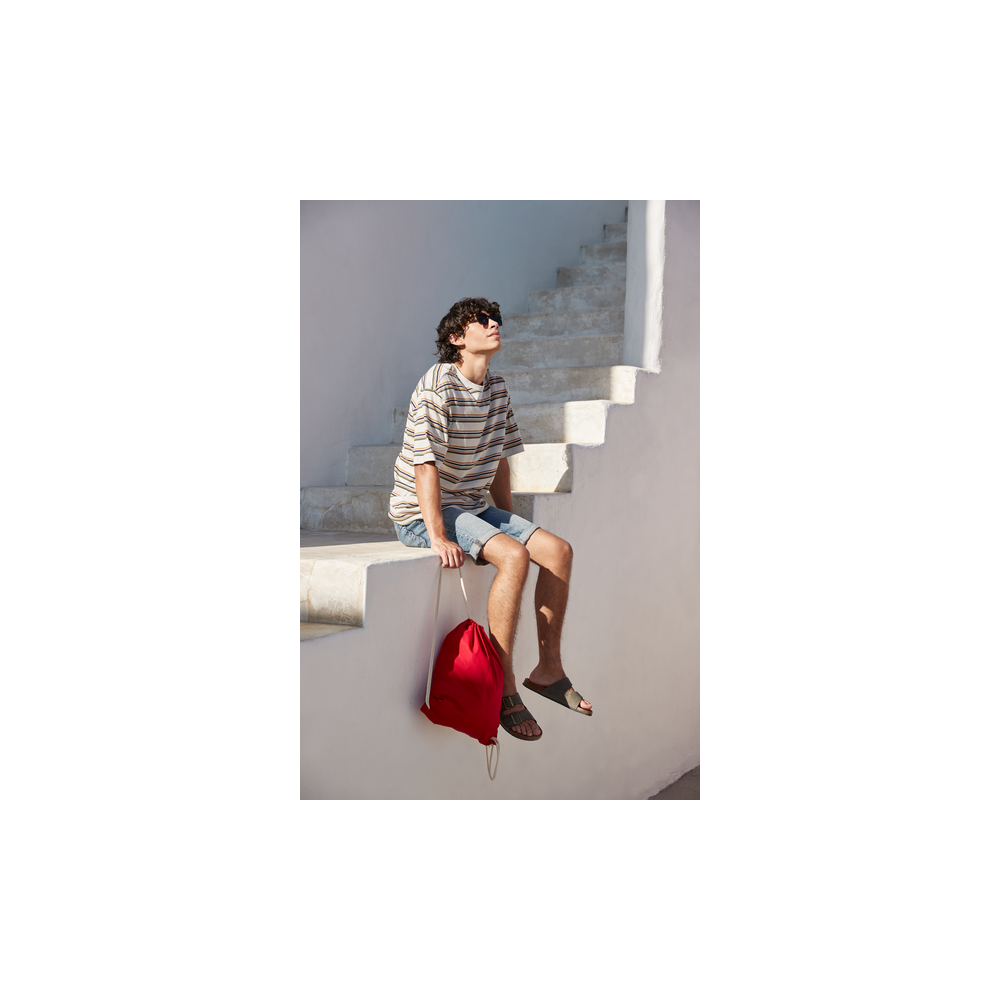 Cotton Gymsac in Rueckseite - bedruckbar und bestickbar