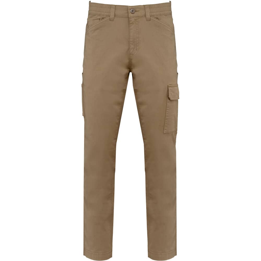 Unisex-Baumwollstretchhose in Front - bedruckbar und bestickbar