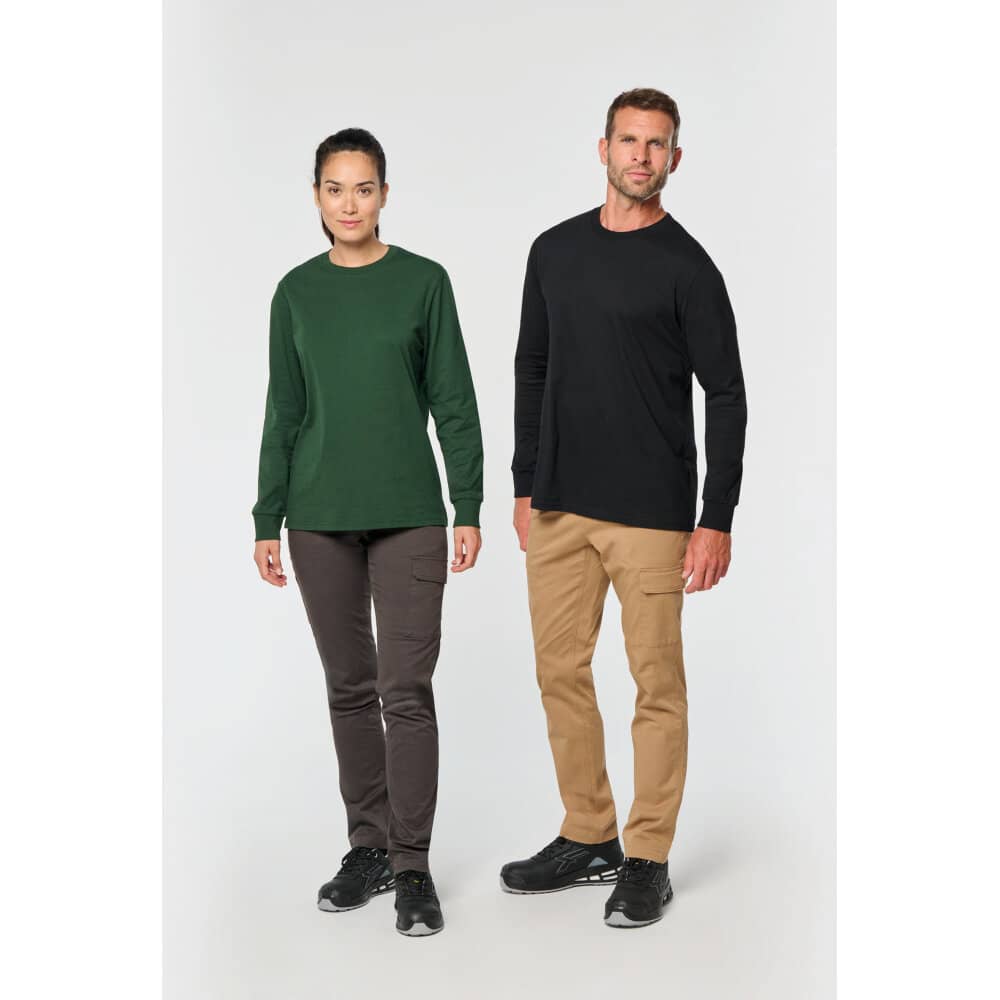 Unisex-Baumwollstretchhose in Rueckseite - bedruckbar und bestickbar