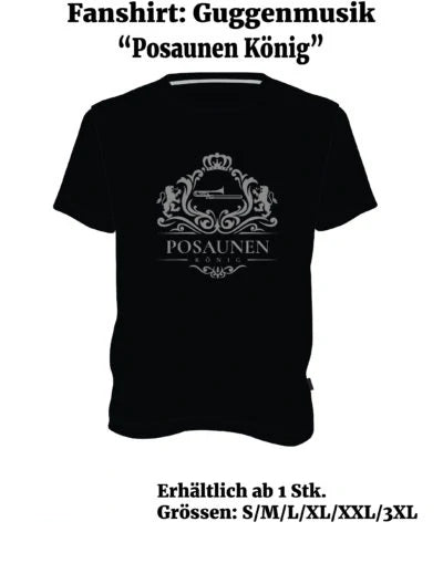 Gugge-Fanshirt: "Posaunen König"